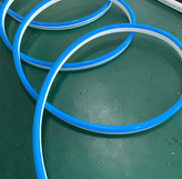 ریسه نئون فلکسی pvc آبی 12 ولت 6*12